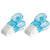 SearchFindOrder Blue 2pcs / China Health Mate Pill Companion Compact Pill Organizer & Crusher