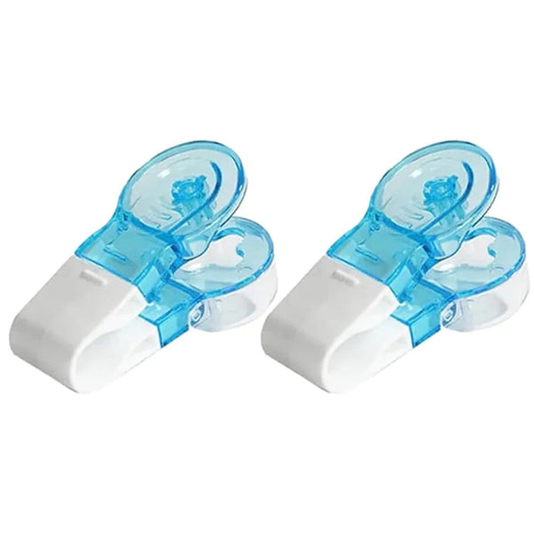 SearchFindOrder Blue 2pcs / China Health Mate Pill Companion Compact Pill Organizer & Crusher