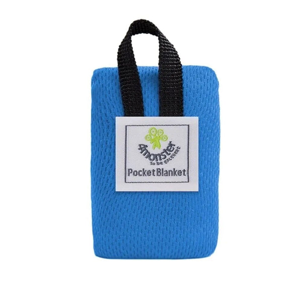 SearchFindOrder Blue 70x110cm Portable Beach Ready Compact Waterproof Picnic Mat Ultra-Light Camping Blanket