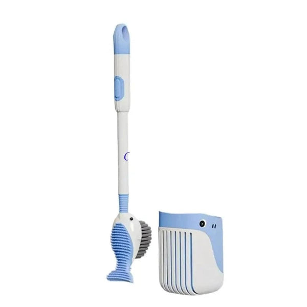 SearchFindOrder Blue All Clean Whale 360 Toilet Brush