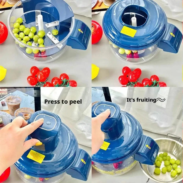 SearchFindOrder Blue Automatic Fruit Peeler