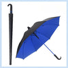 SearchFindOrder Blue Heavy-Duty Curved Handle Umbrella