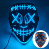 SearchFindOrder Blue LED Light-Up Halloween Mask