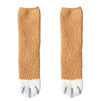 SearchFindOrder Blue / One Size 2 Pairs of Cozy Thick and Warm Coral Fleece Tube Socks