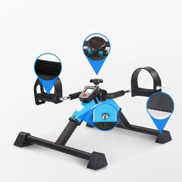 SearchFindOrder Blue Portable Mini Exercise Bike