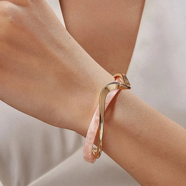 SearchFindOrder Board Bend Metal Bracelets