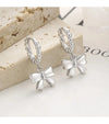 SearchFindOrder Bowknot Pendant Hoop Earrings