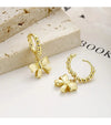 SearchFindOrder Bowknot Pendant Hoop Earrings