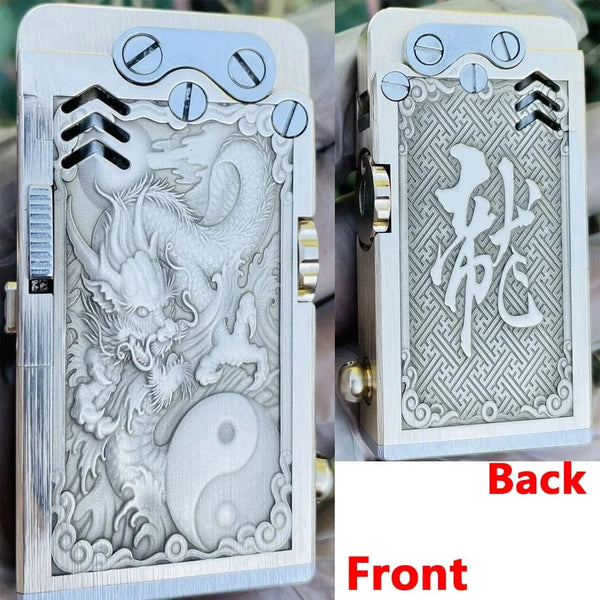 SearchFindOrder brass 1 Handmade Brass Mechanical Gasoline Lighter