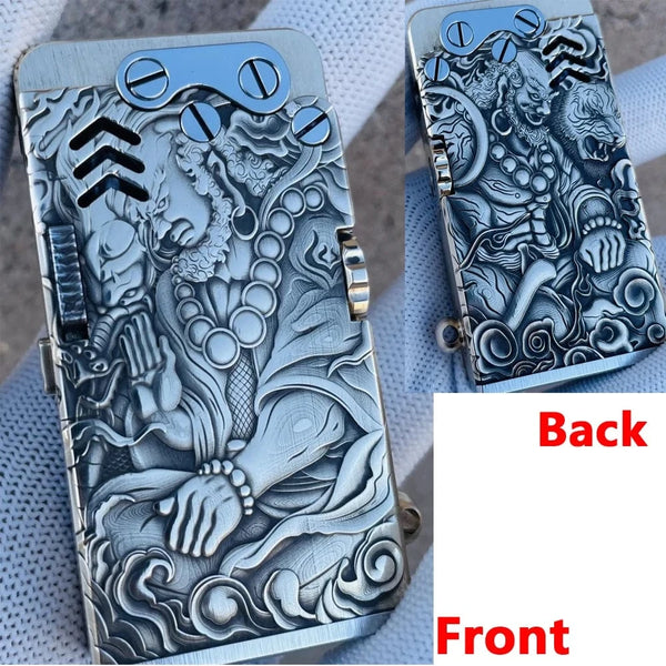 SearchFindOrder brass Handmade Brass Mechanical Gasoline Lighter