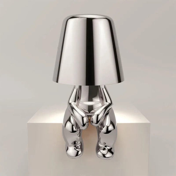 SearchFindOrder brother lamps 03 Resin LED Table Lamp Cartoon Thinker Design