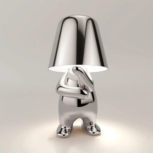 SearchFindOrder brothers lamp 04 Resin LED Table Lamp Cartoon Thinker Design