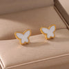 SearchFindOrder Butterfly Stud Earrings