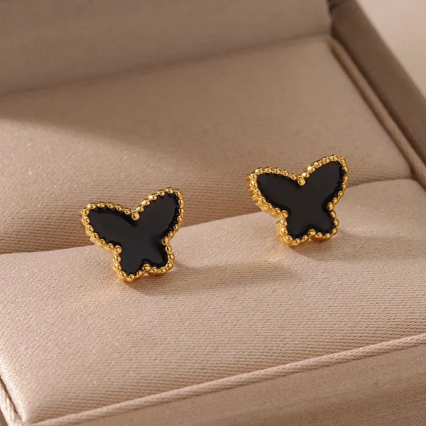 SearchFindOrder Butterfly Stud Earrings