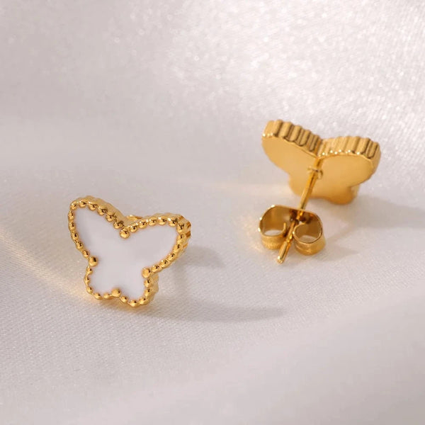 SearchFindOrder Butterfly Stud Earrings