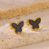 SearchFindOrder Butterfly Stud Earrings