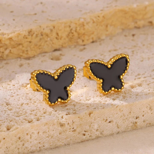 SearchFindOrder Butterfly Stud Earrings