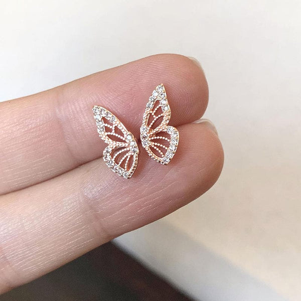 SearchFindOrder Butterfly Wing Earrings