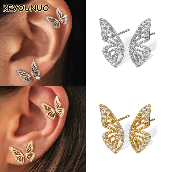 SearchFindOrder Butterfly Wing Earrings