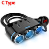 SearchFindOrder C type High-power 4-Port USB Car Charger