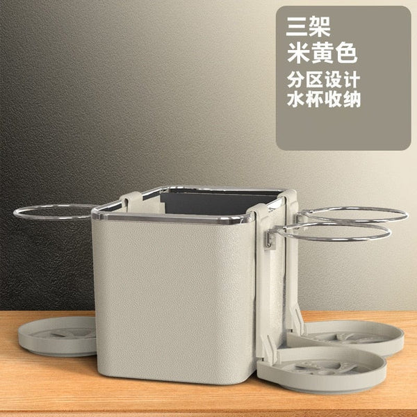 SearchFindOrder Car Cup Holder Tissue Box & Multifunctional Armrest Storage
