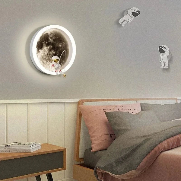 SearchFindOrder Cartoon Astronaut LED Wall Lamp
