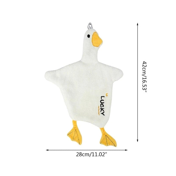 SearchFindOrder Cartoon Duck Hanging Hand Towel
