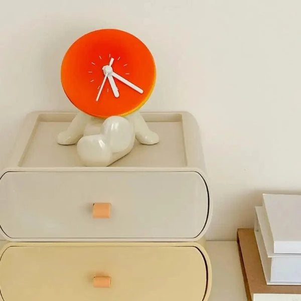 SearchFindOrder Ceramic Lazy Man Clock Ceramic Lazy Man Clock