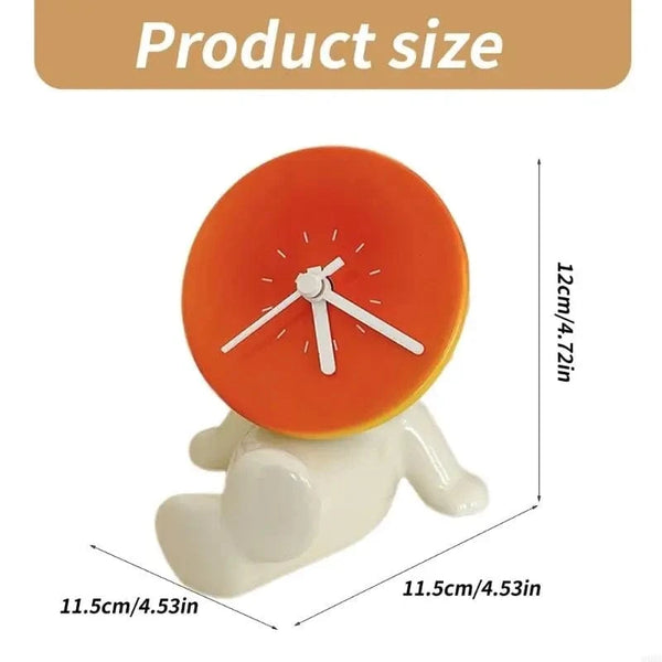 SearchFindOrder Ceramic Lazy Man Clock Ceramic Lazy Man Clock
