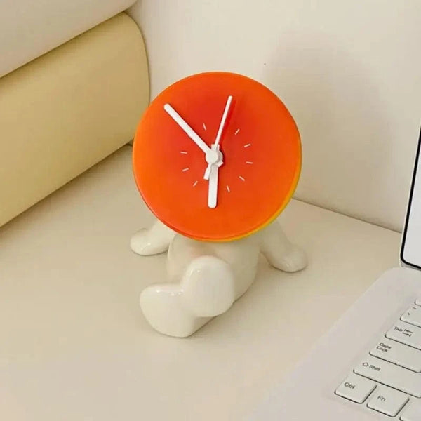 SearchFindOrder Ceramic Lazy Man Clock Ceramic Lazy Man Clock