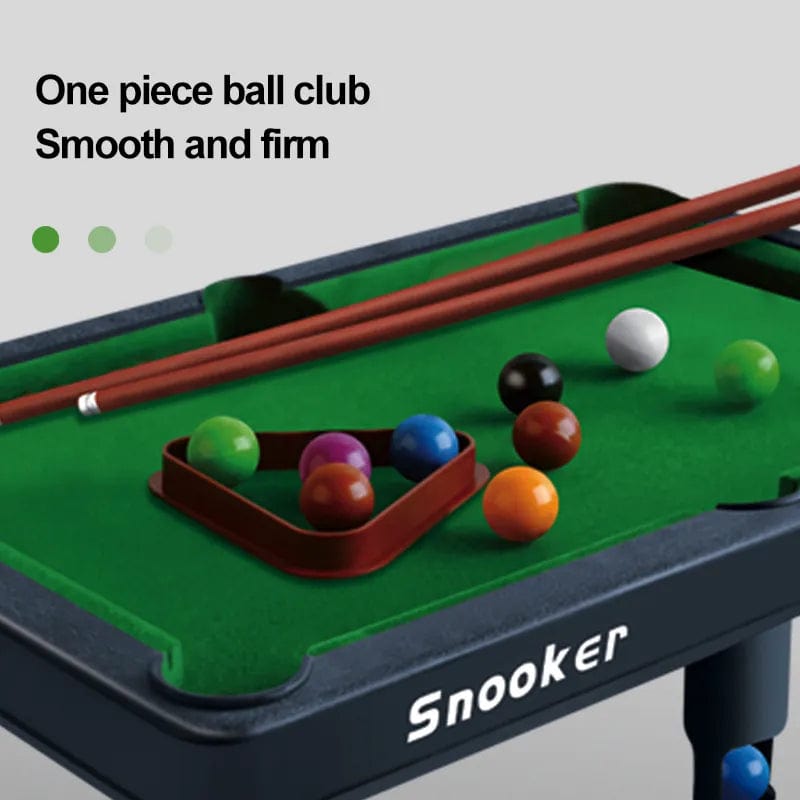 Mini Pool Table For Kids With 2 Pool Cues Set Of Billiard Balls And R mini-pool-table-for-kids-with-2-pool-cues-set-of-billiard-balls-and-r