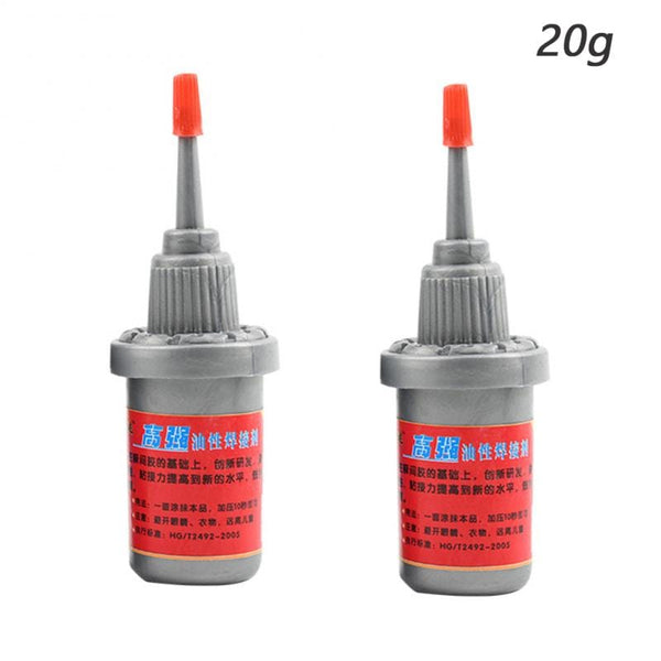 SearchFindOrder China / 2 PCS Waterproof Adhesive Multi-Purpose Super Glue for Plastic, Metal, Rubber, Tire Repair, Liquid Leather, and Soldering