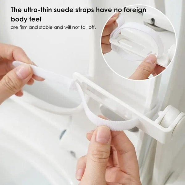 SearchFindOrder CHINA / WHITE Foot Pedal Touch Free Toilet Lid Lifter