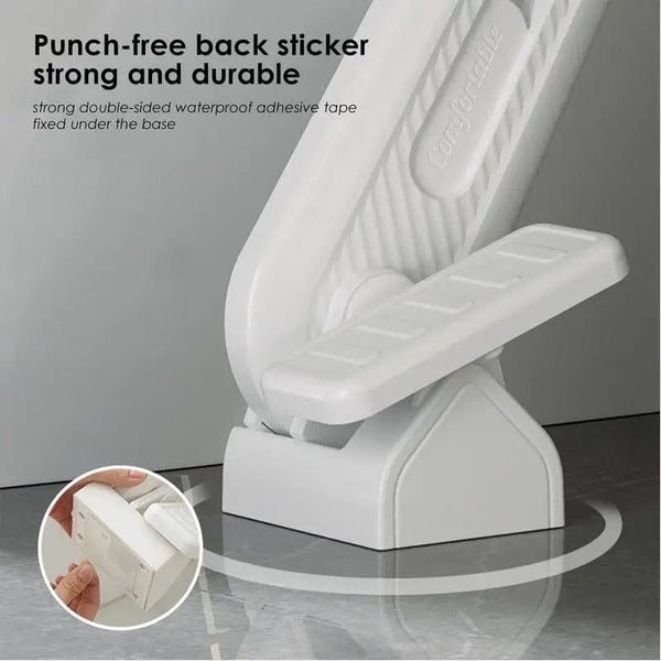 SearchFindOrder CHINA / WHITE Foot Pedal Touch Free Toilet Lid Lifter