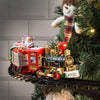 SearchFindOrder Christmas Rail Car Christmas Tree Train Electric Sound and Light Track Car