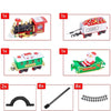 SearchFindOrder Christmas Rail Car Christmas Tree Train Electric Sound and Light Track Car