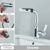 SearchFindOrder Chrome Multifunctional Digital Display Basin Faucet