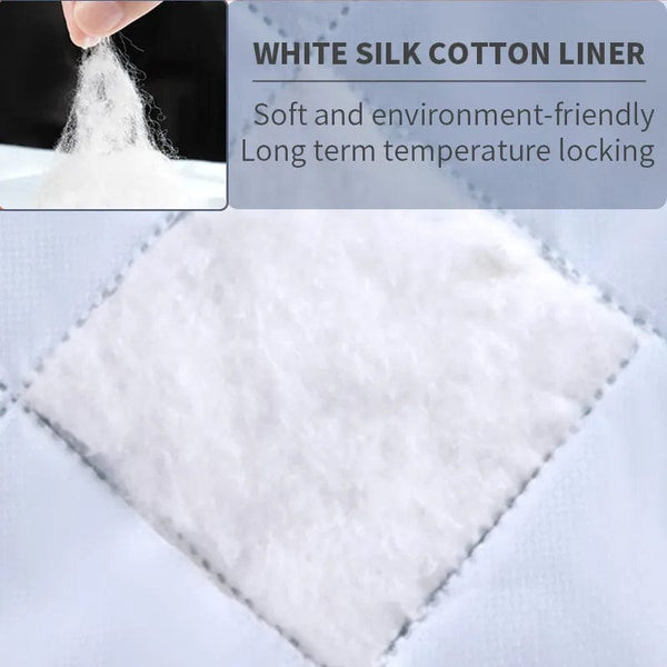 SearchFindOrder Coldproof Cotton Door Screen with a Transparent Window, Waterproof Magnetic Screen Door