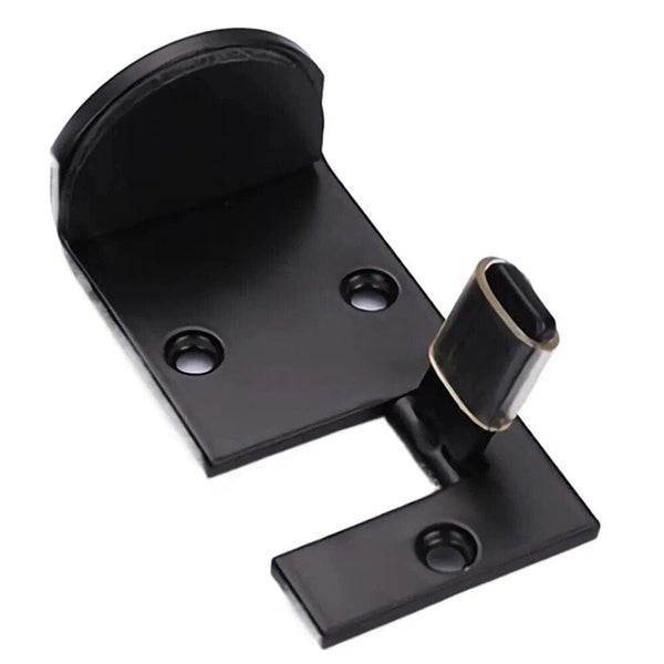 SearchFindOrder color 2 Stainless Steel Stealth Guard Robust Door Stopper, Suction & Wall Protection System