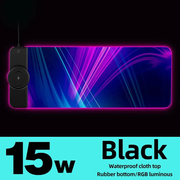 SearchFindOrder Colorful / 800x300x9mm Dynamic Charge RGB Gaming Mouse Pad