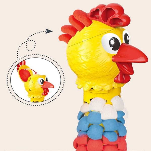 SearchFindOrder Colorful Feather Chicken Family Clay Mold Kit