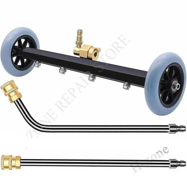 SearchFindOrder Colorless 16 Inch Electric Car Chassis Washer 5000 PSI High-Pressure Cleaner with 2 Extension Rods