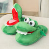 SearchFindOrder Comfy Dancing Crocodile Cotton Slippers