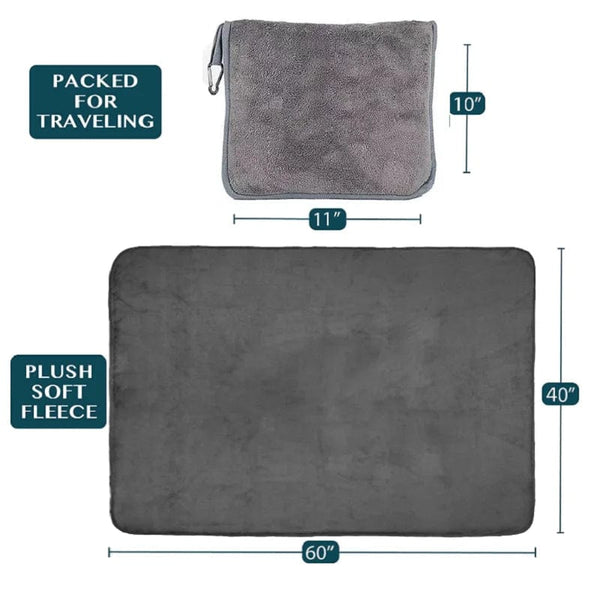 SearchFindOrder Cozy Travel Pillow Blanket