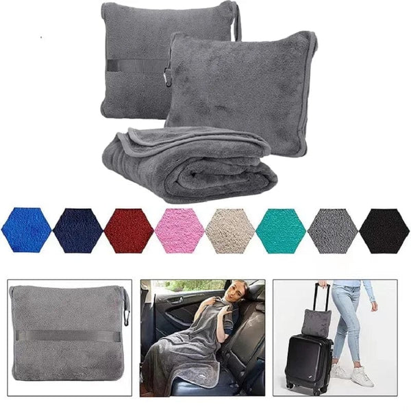 SearchFindOrder Cozy Travel Pillow Blanket
