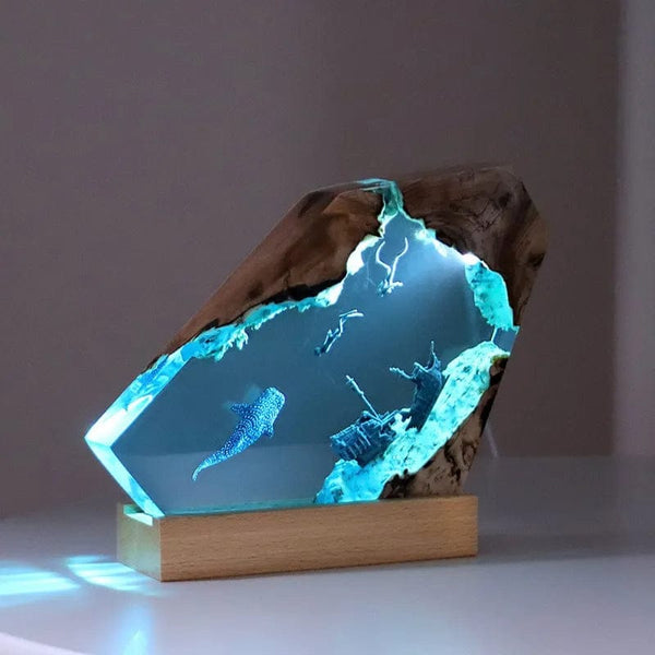 SearchFindOrder Creative Deep Ocean Resin Decorative Lamp