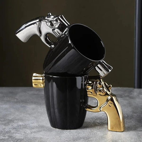 SearchFindOrder Creative Revolver Pistol Mug