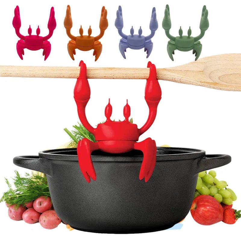 Creative Silicone Crab Utensil Holder SearchFindOrder