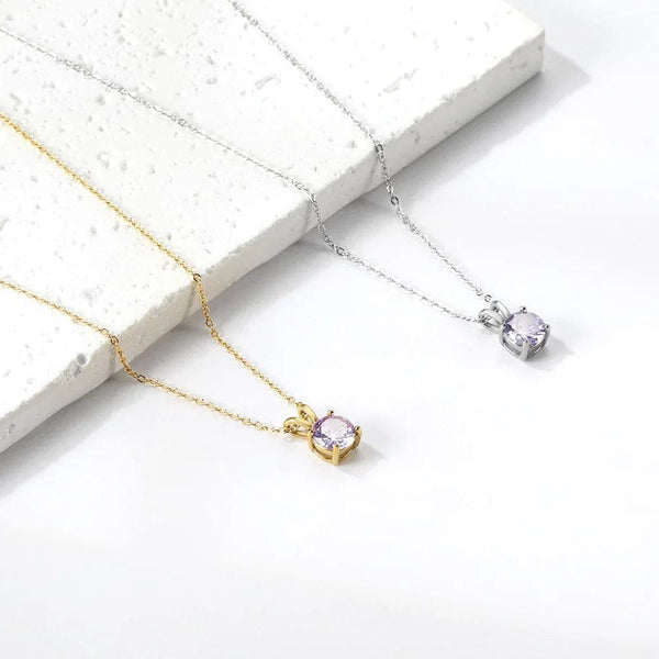SearchFindOrder Crystal Pendant Necklace