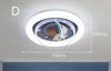 SearchFindOrder D / 3 Colors Changeable Modern Astronaut LED Ceiling Light